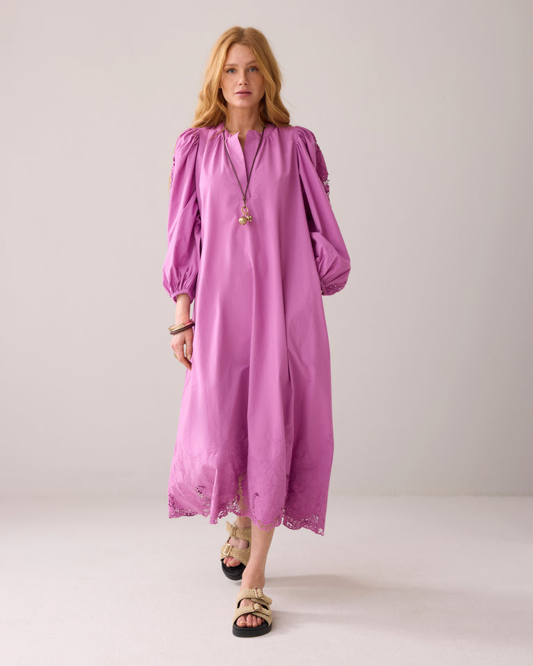 Summum Feminin Jurk Met Borduur