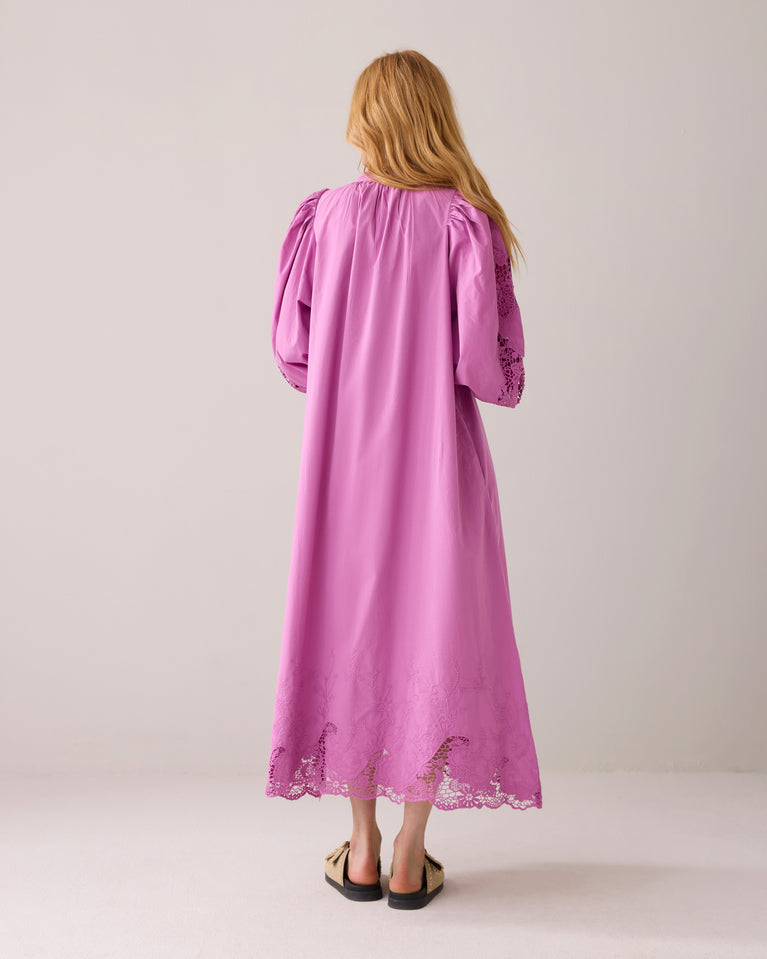 Summum Feminin Jurk Met Borduur