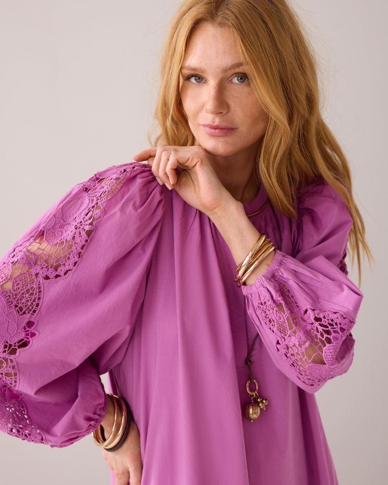 Summum Feminin Jurk Met Borduur