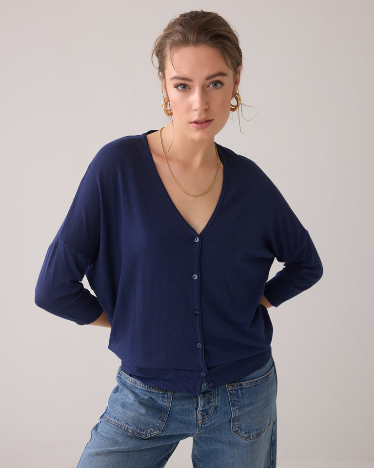 summum Fijngebreid vest