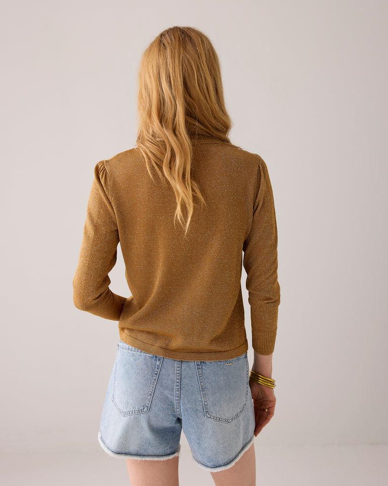 Summum Fijngebreid Vestje Met Lurex