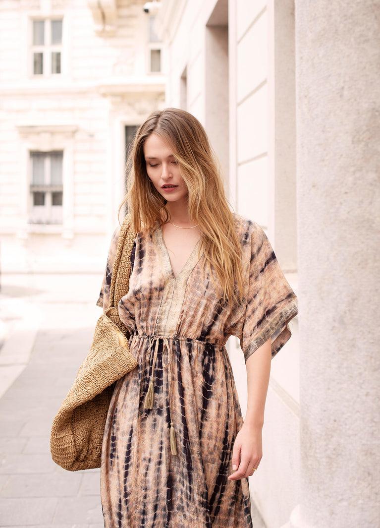 summum Flowy maxi-jurk