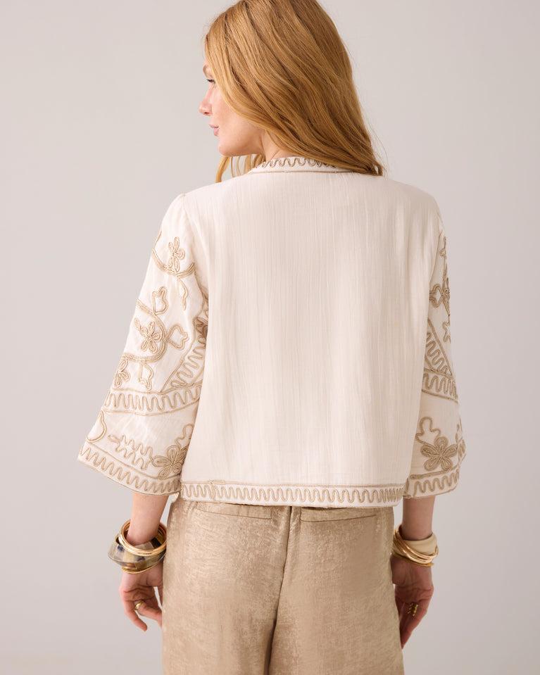 Summum Geborduurd Kimonojasje