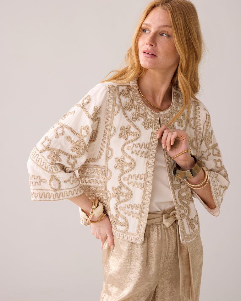 Summum Geborduurd Kimonojasje