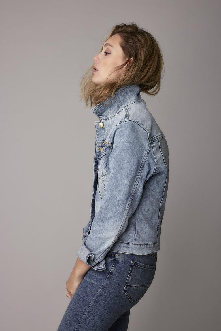 Summum Getailleerd Blue Daze-spijkerjasje