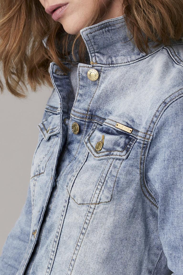 Summum Getailleerd Blue Daze-spijkerjasje