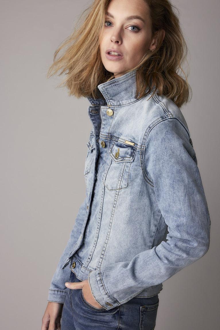 Summum Getailleerd Blue Daze-spijkerjasje