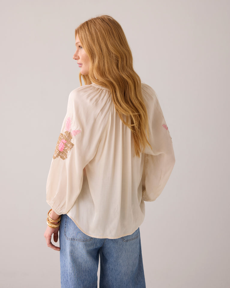 Summum Glanzende A-lijn Top