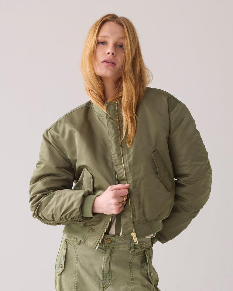 summum Glanzende bomberjack