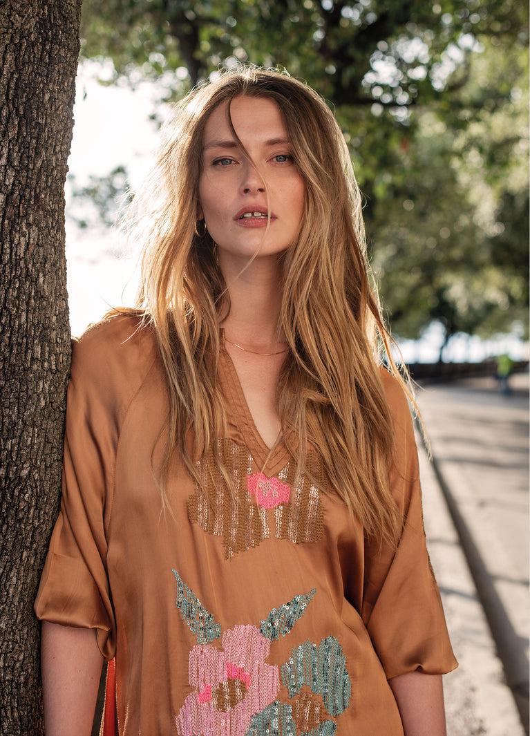 Summum Glanzende Jurk Met Pailletten