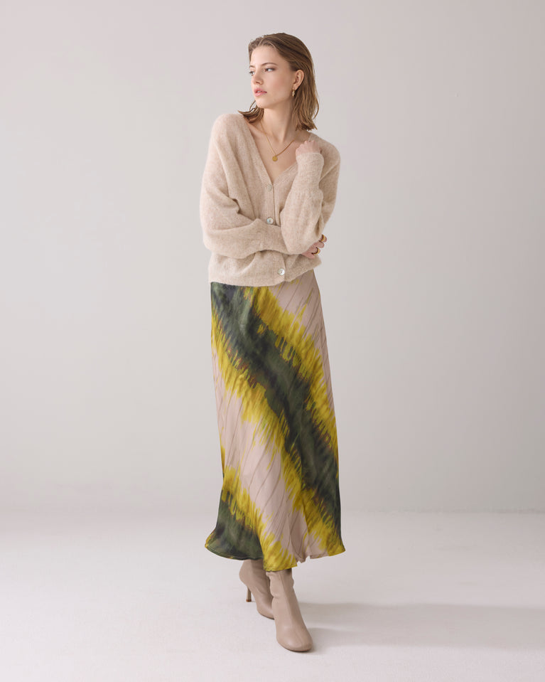 summum Glanzende rok van ecovero-stof