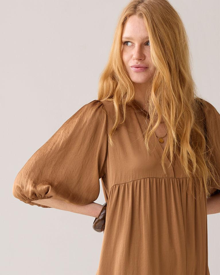 Summum Glanzende Strokenjurk