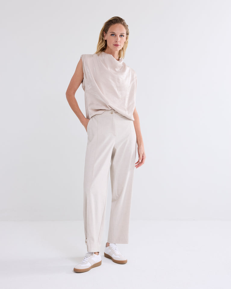 summum Glanzende top