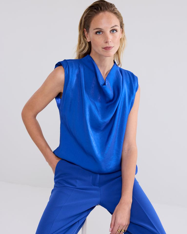 summum Glanzende top