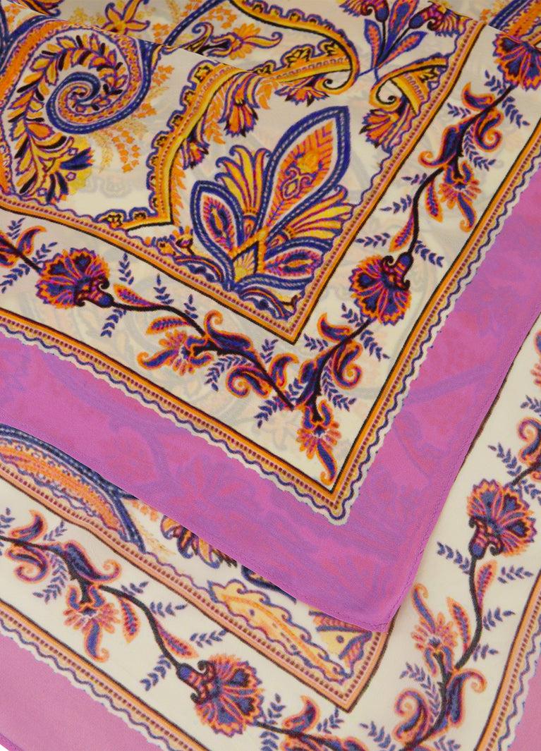 Summum Glanzende Vierkante Sjaal