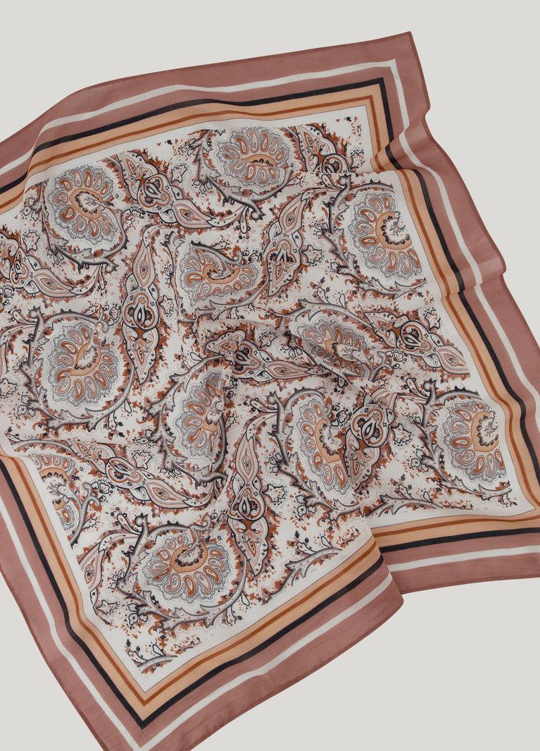 summum Glanzende vierkante sjaal