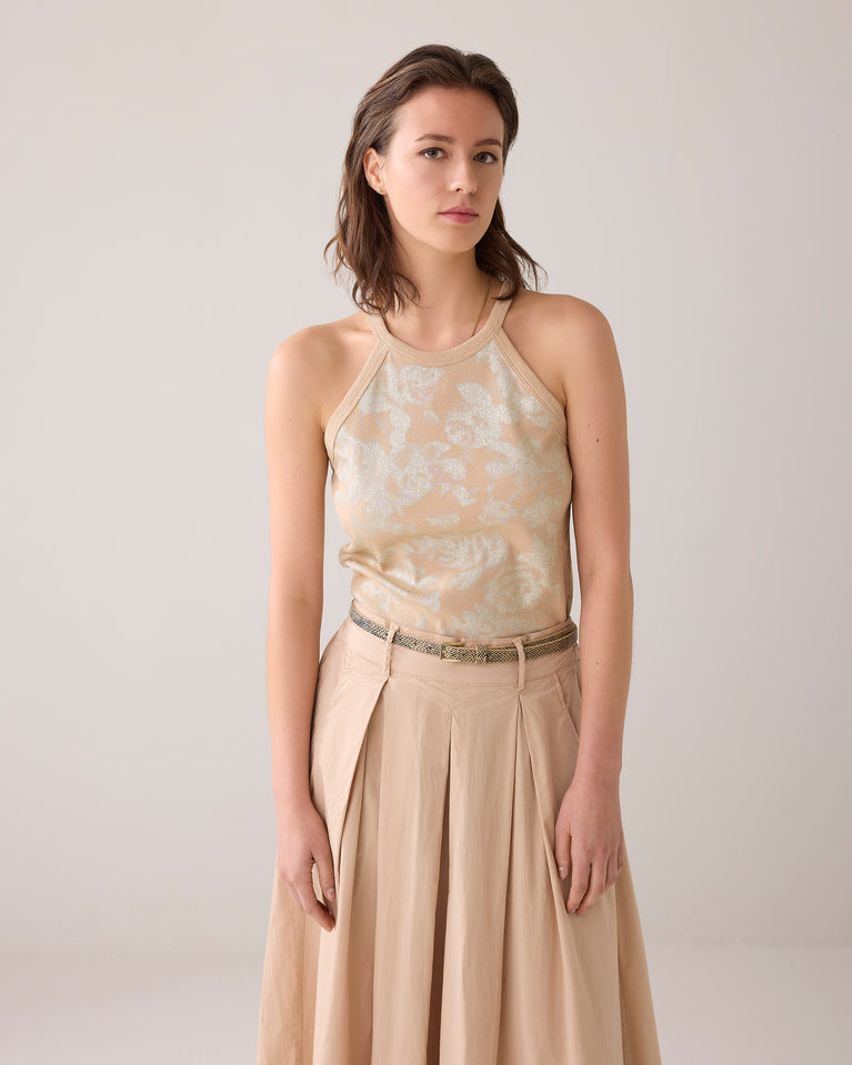 Summum Haltertop Bloemenprint