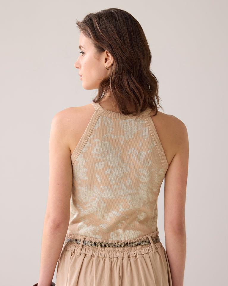 Summum Haltertop Bloemenprint