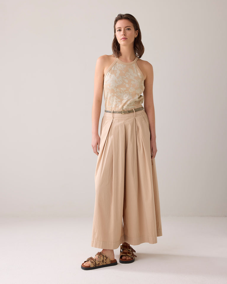 summum Haltertop bloemenprint