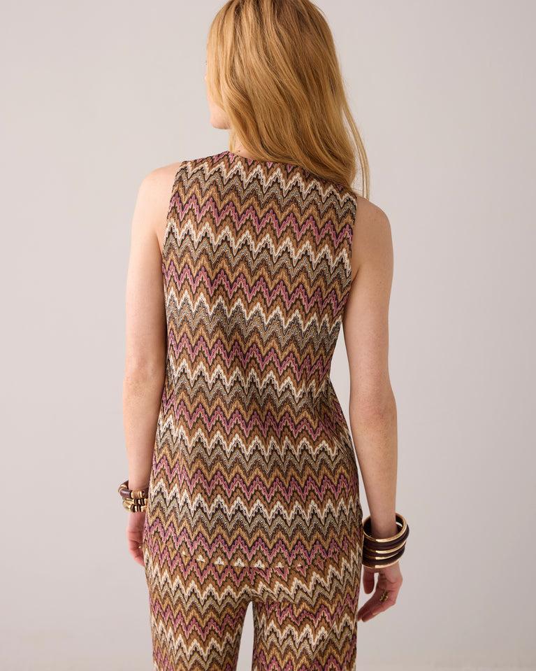 Summum Jacquard Top Zigzag