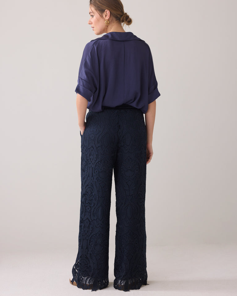 Summum Kanten Broek Gevoerd