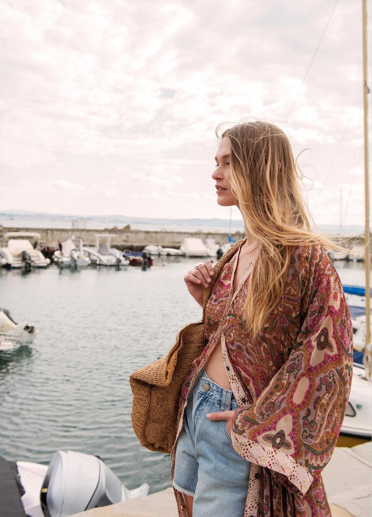 Summum Kimonojurk Met Ceintuur