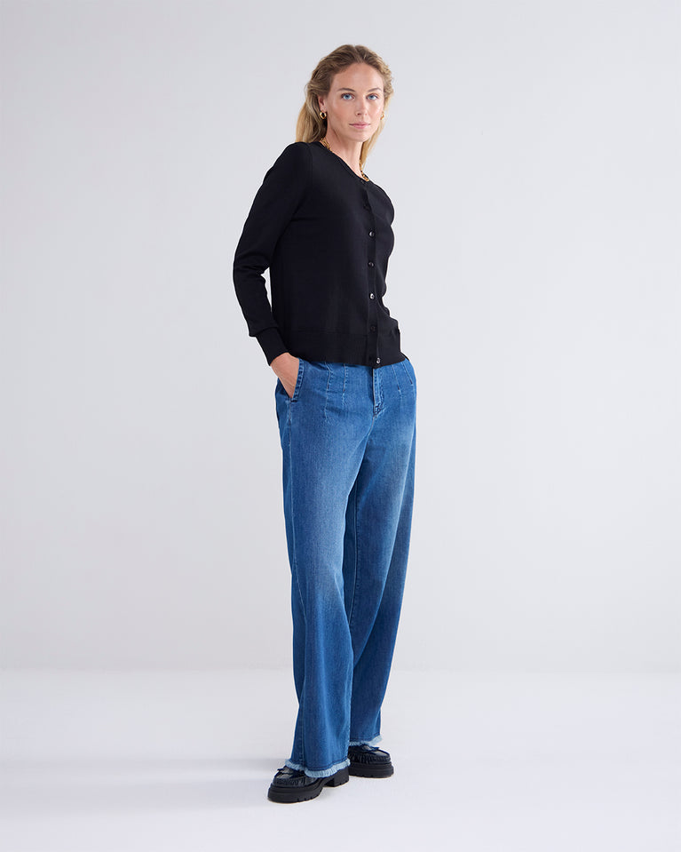 Summum Kort Vestje Met Knopen