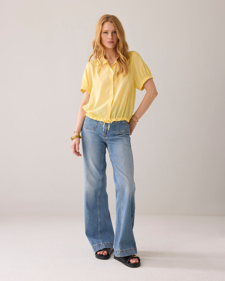 summum Korte blouse koordsluiting