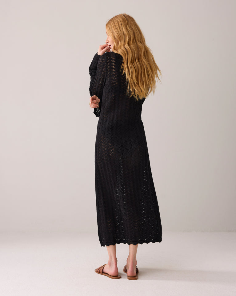 Summum Lange Ajour Jurk