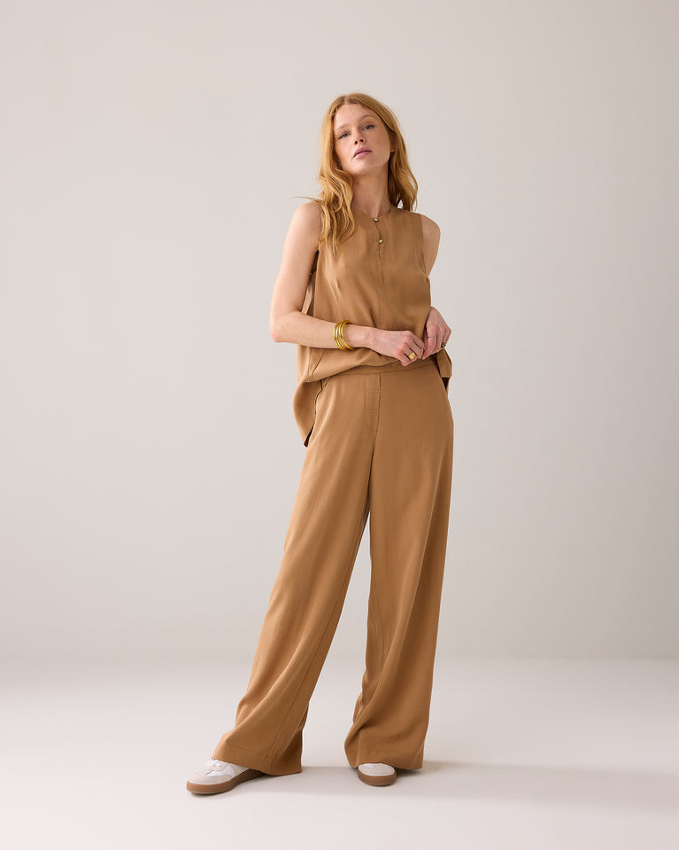 summum Lange broek van tencel