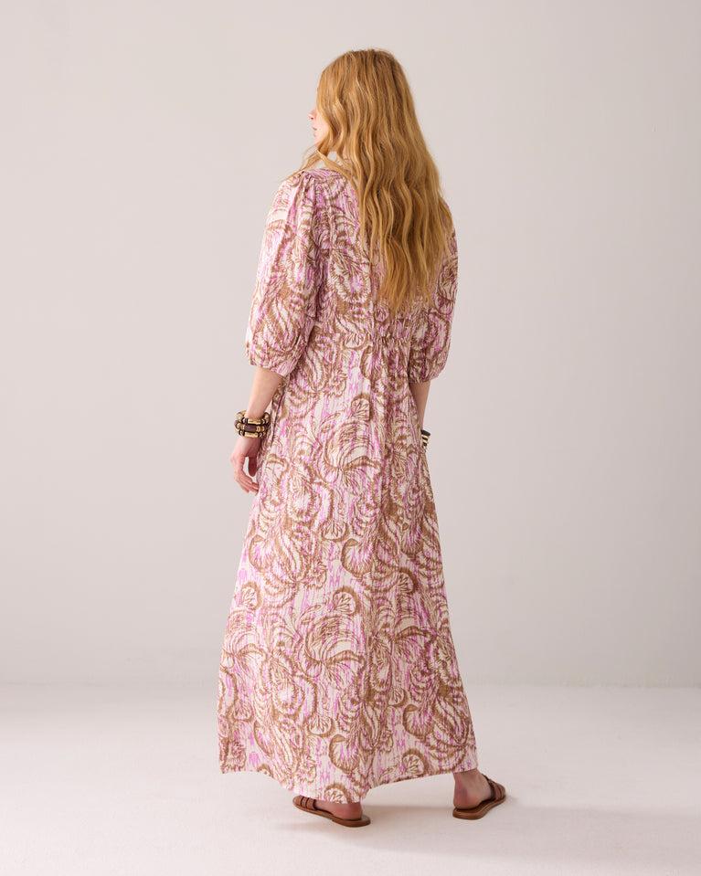 Summum Lange Jurk Botanische Print