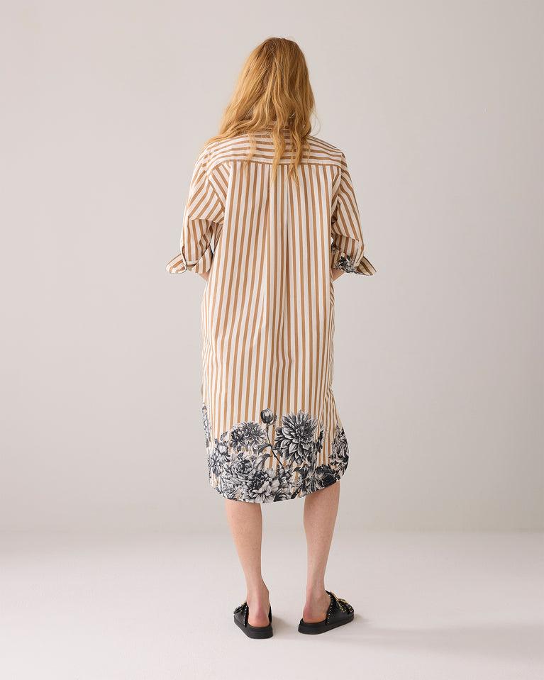 Summum Lange Overhemdjurk Bloemdetails