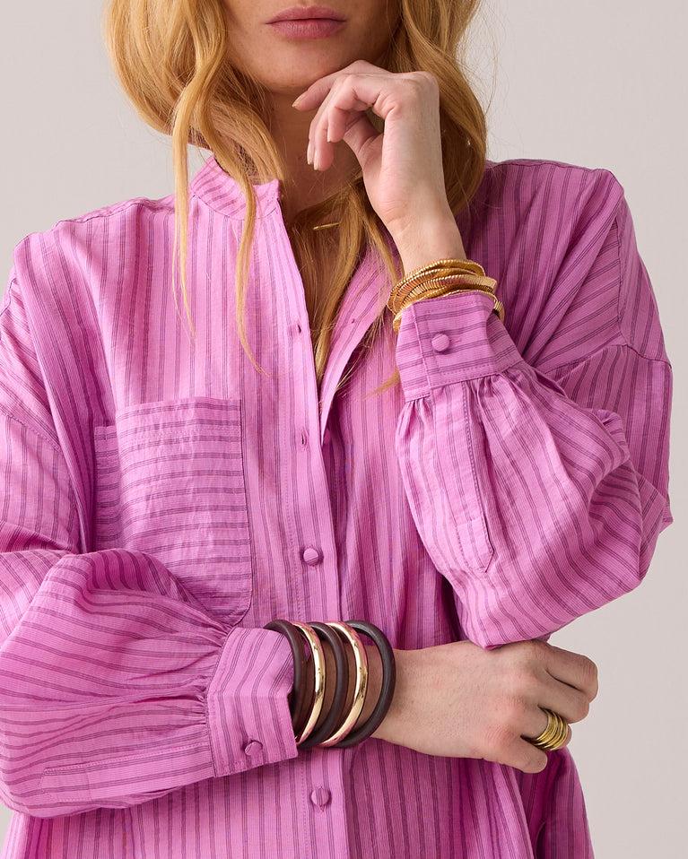 Summum Lange Overhemdjurk Lyocell