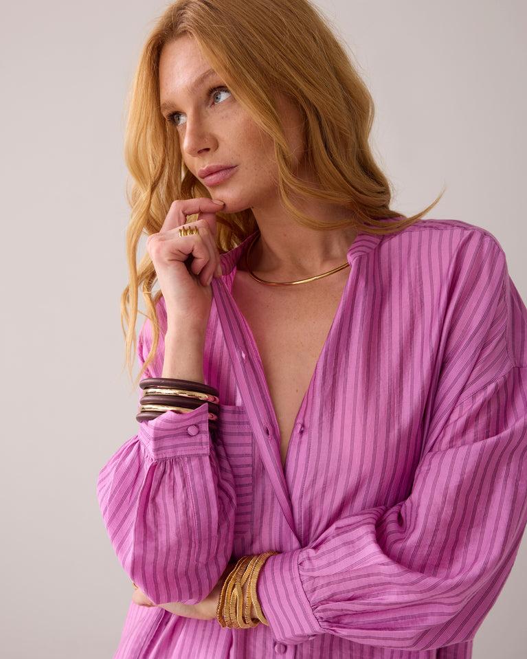 Summum Lange Overhemdjurk Lyocell