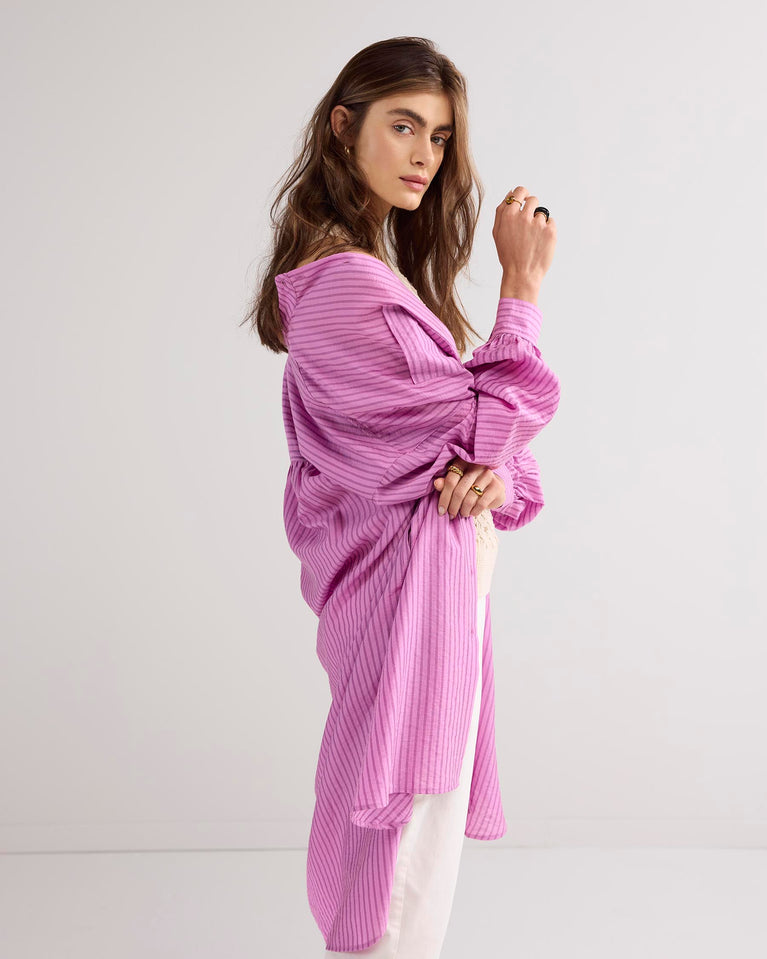 summum Lange overhemdjurk lyocell