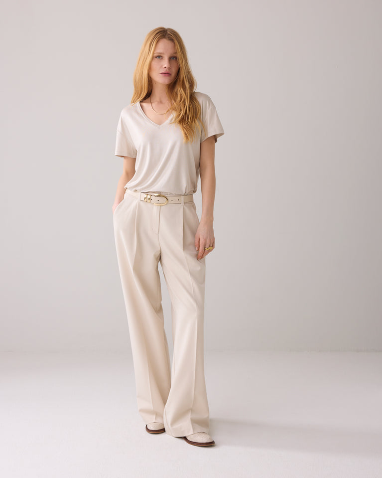 Summum Leren Riem Met Ovale Gesp