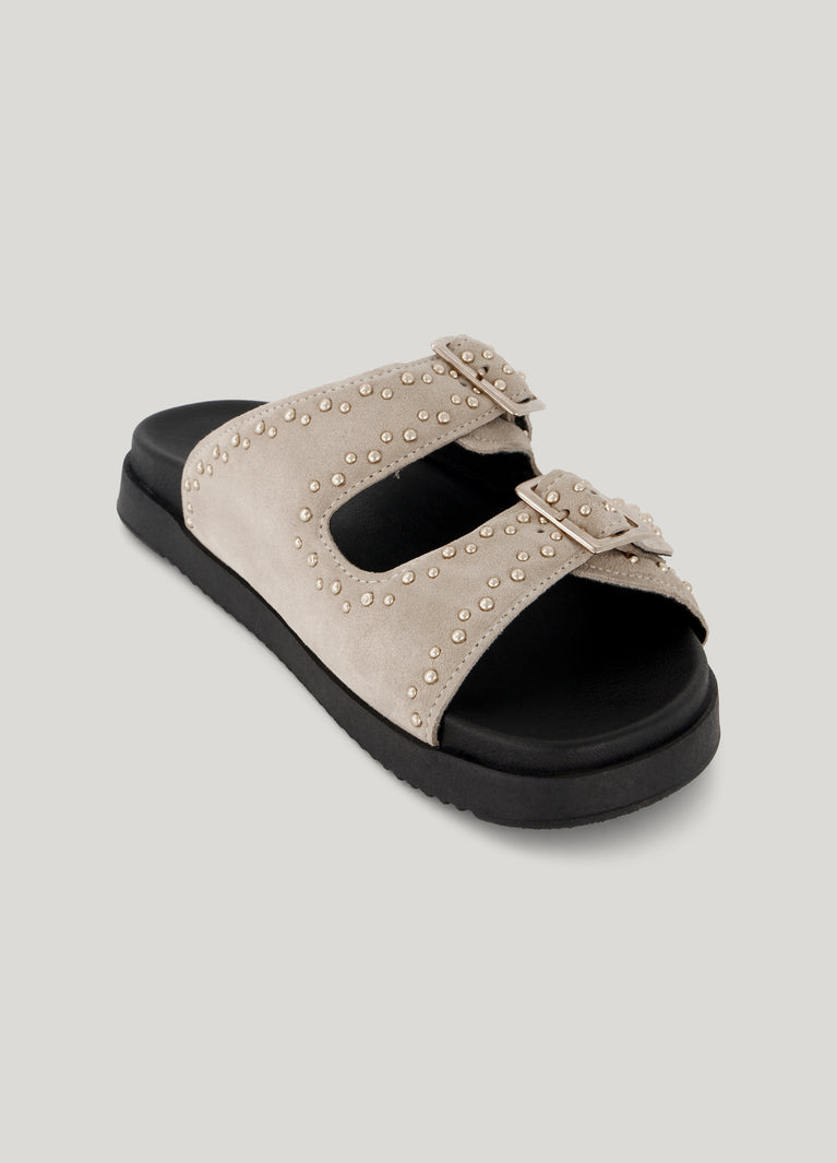 Summum Leren Sandaal Met Studs