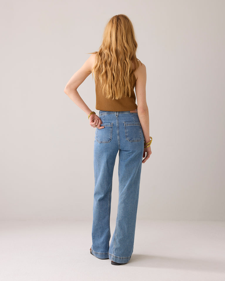 Summum Lichte Flared Jeans