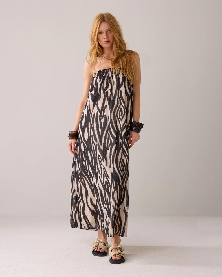 Summum Maxi-jurk Met Print