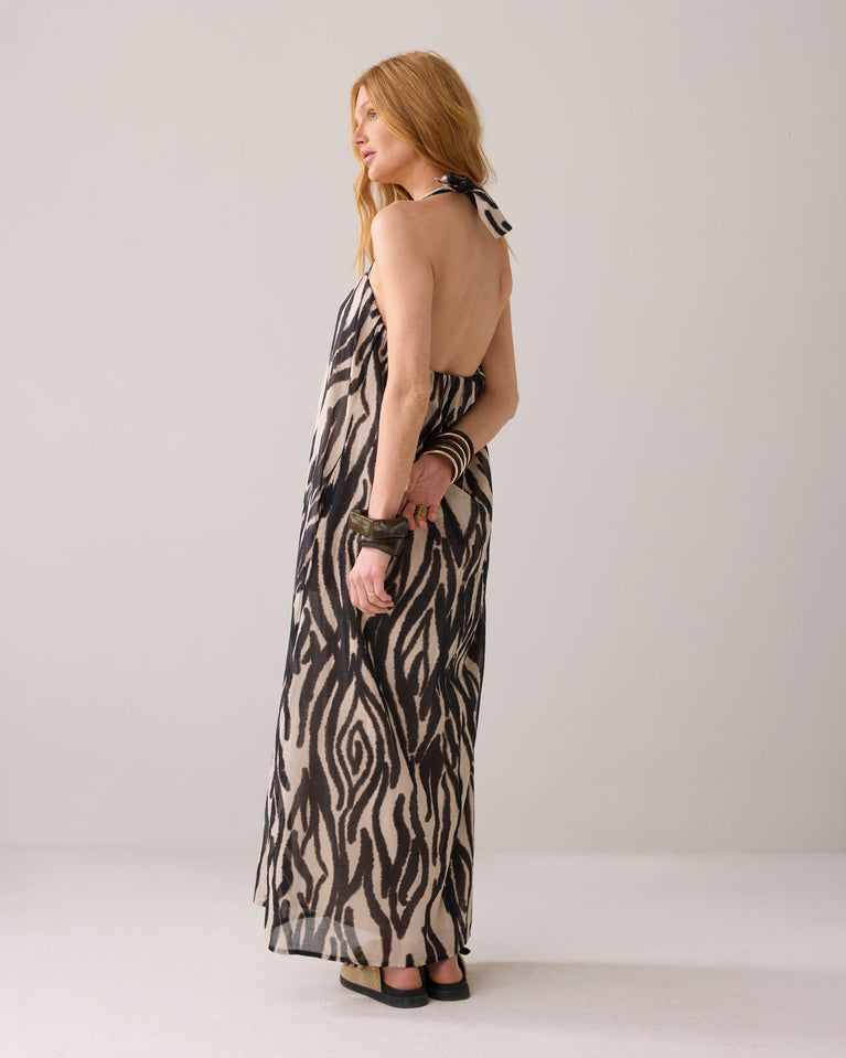 Summum Maxi-jurk Met Print
