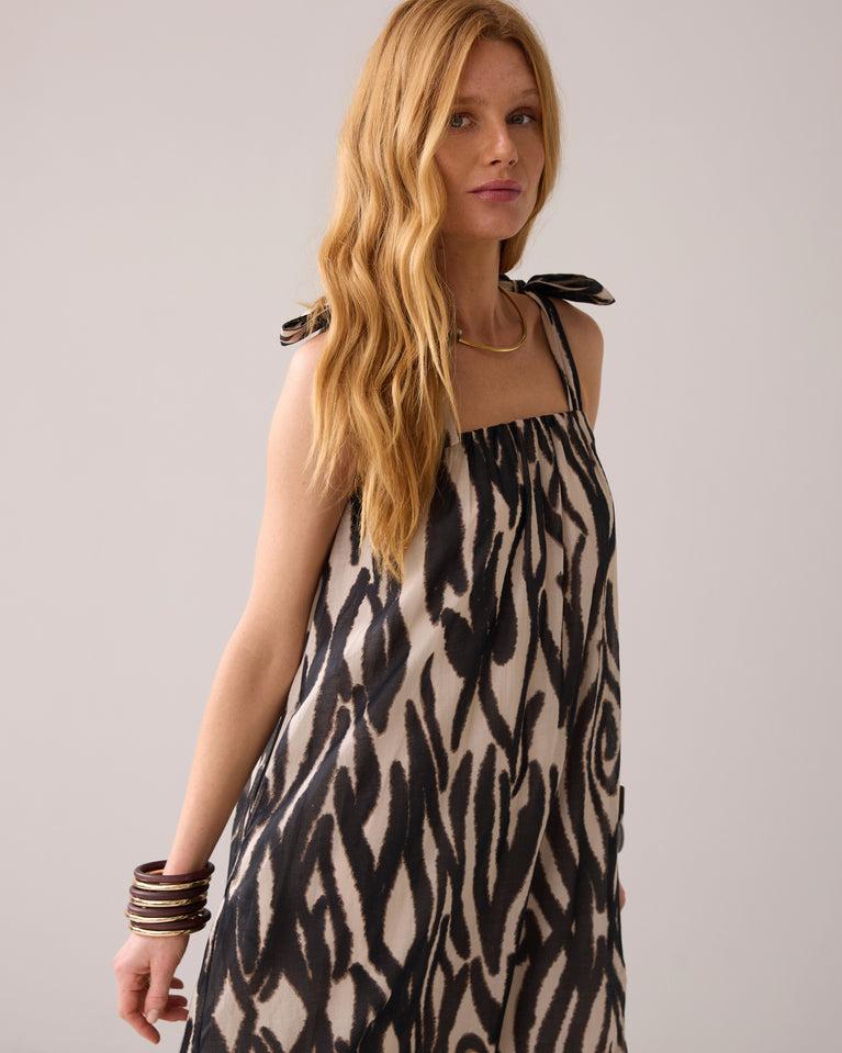 Summum Maxi-jurk Met Print