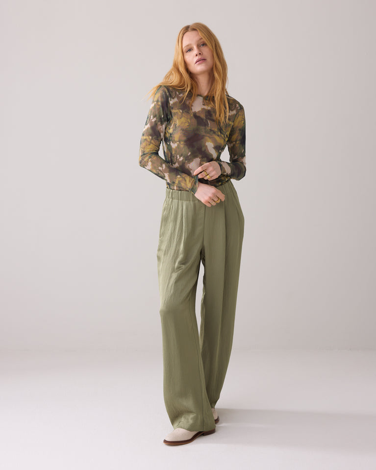 Summum Mesh Top Met Camouflageprint