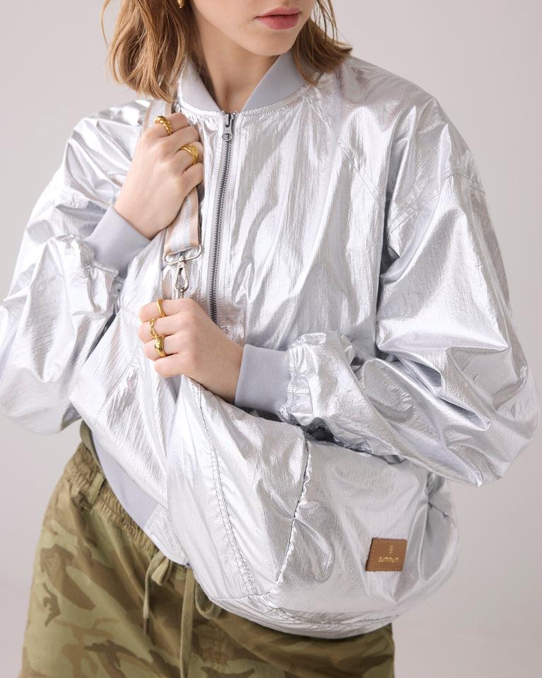 summum Metallic crossbodytas