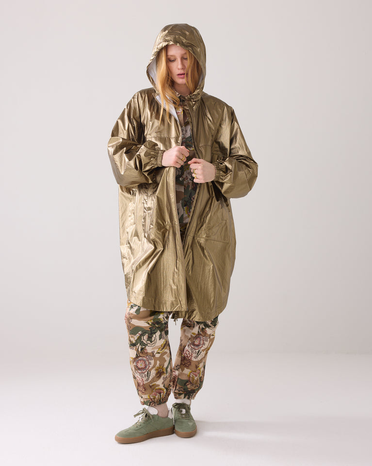 Summum Metallic Regenjas Met Opbergzak