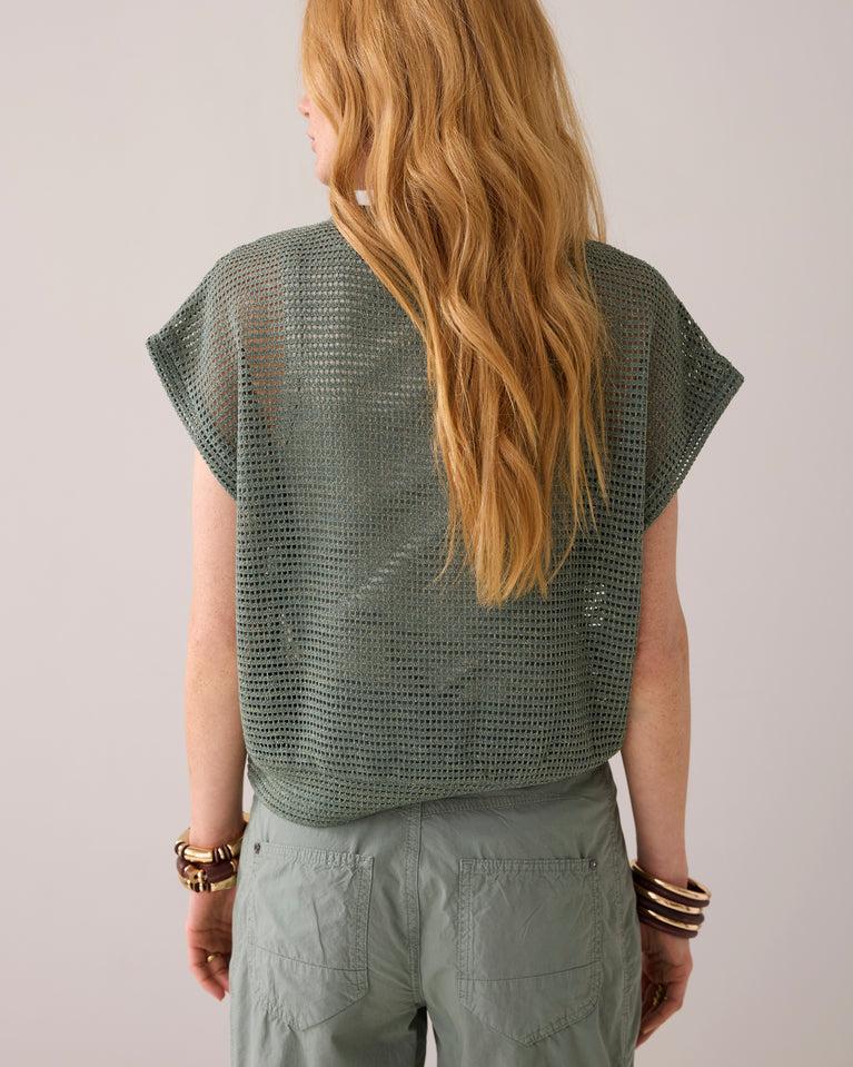 Summum Opengebreide Boxy Top