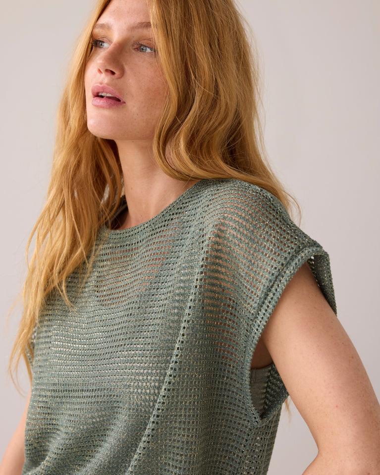 Summum Opengebreide Boxy Top