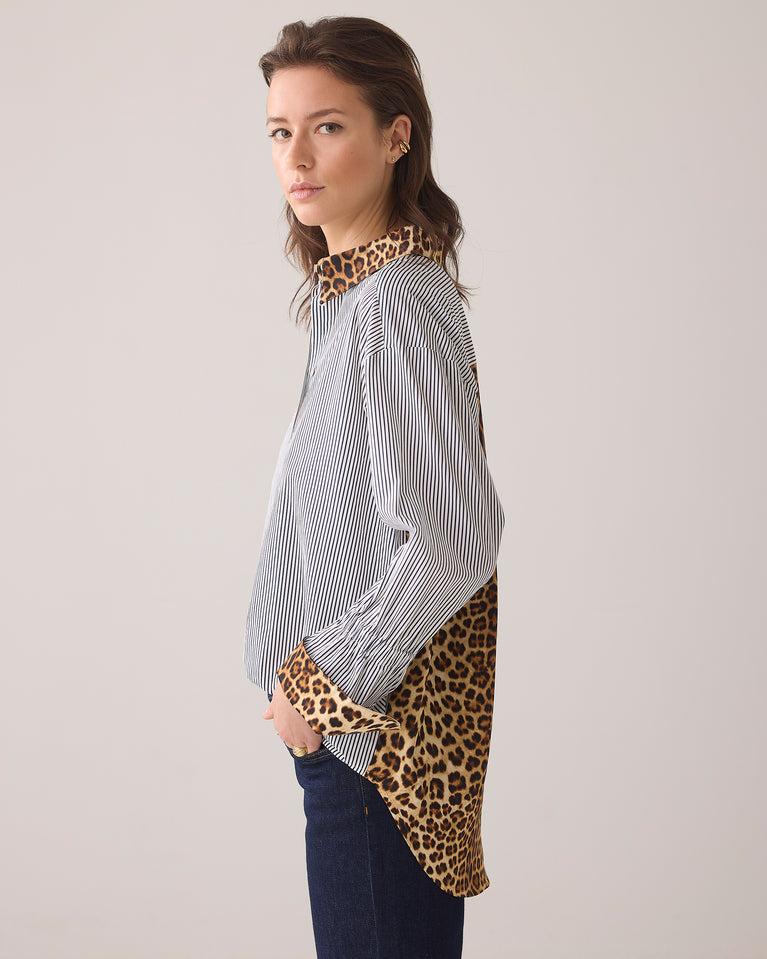 summum Overhemdblouse in mix van prints