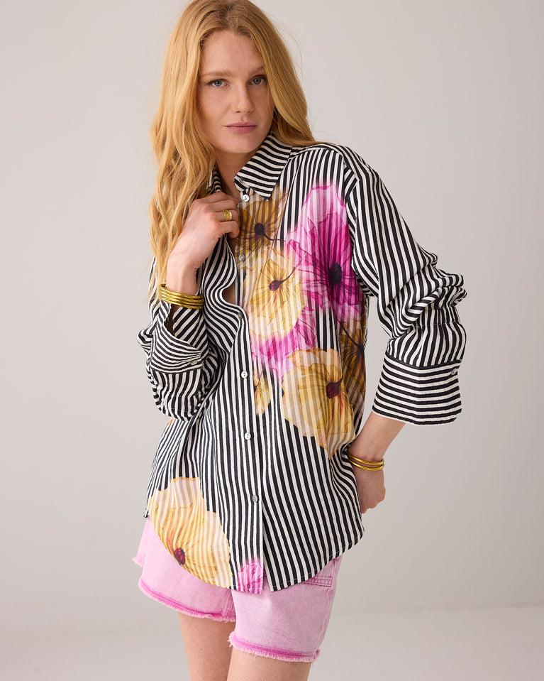 Summum Overhemdblouse Met Bloem