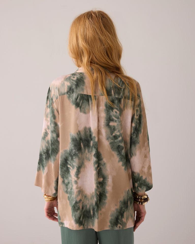 Summum Overhemdblouse Tie-dye Ecovero