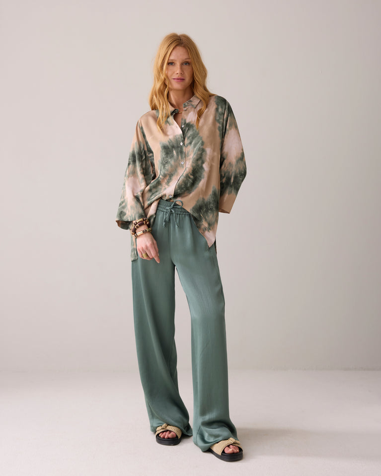 summum Overhemdblouse tie-dye Ecovero